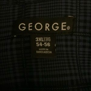Blue George dress shirt